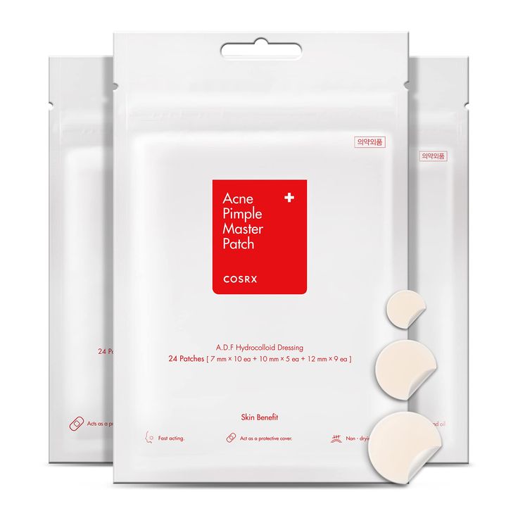 COSRX Acne Pimple Master Patch packaging with red label on a white background